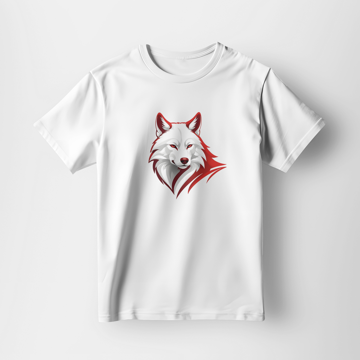 Arctic Wolf Emblem Tee – White Edition